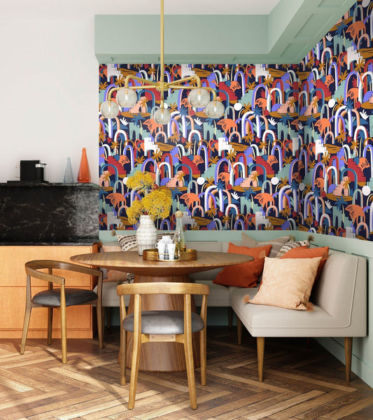 Mur d'accent ou mur total : comment choisir le bon emplacement pour votre papier peint panoramique ?